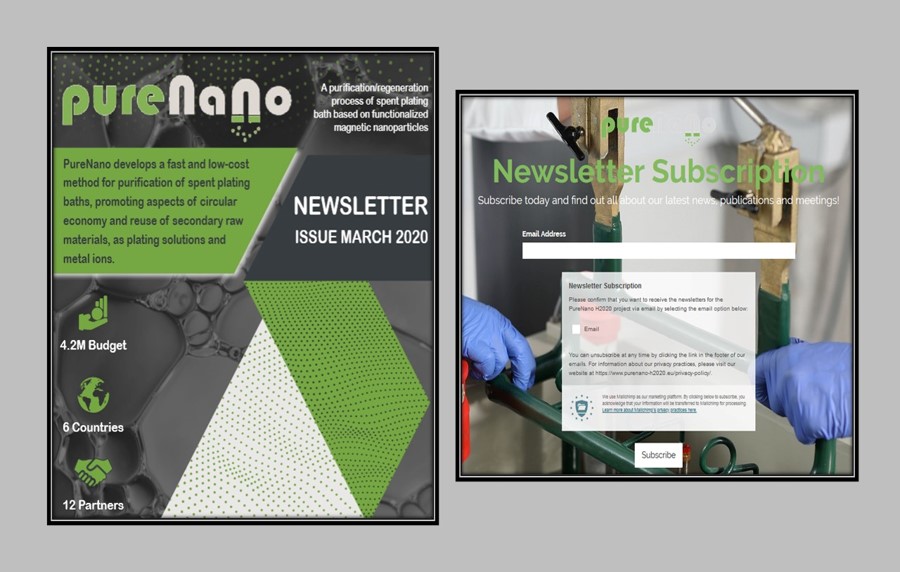 FIRST NEWSLETTER of PureNano